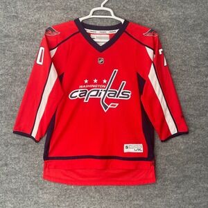 Washington‎ Capitals Braden Holtby 70 Youth L/XL Hockey Jersey Red NHL Reebok